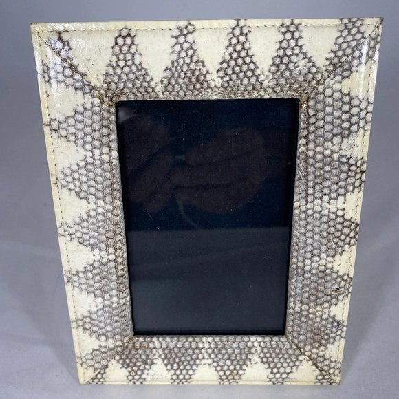 Lee Sands Genuine Snake Skin Picture Frame - Picture 2 of 8